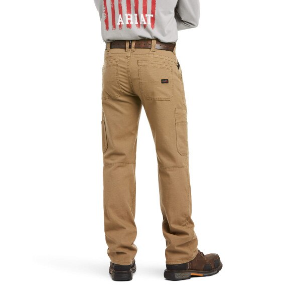 Ariat FR M5 Straight Stretch DuraLight Canvas Stackable Straight Leg Khaki Pant